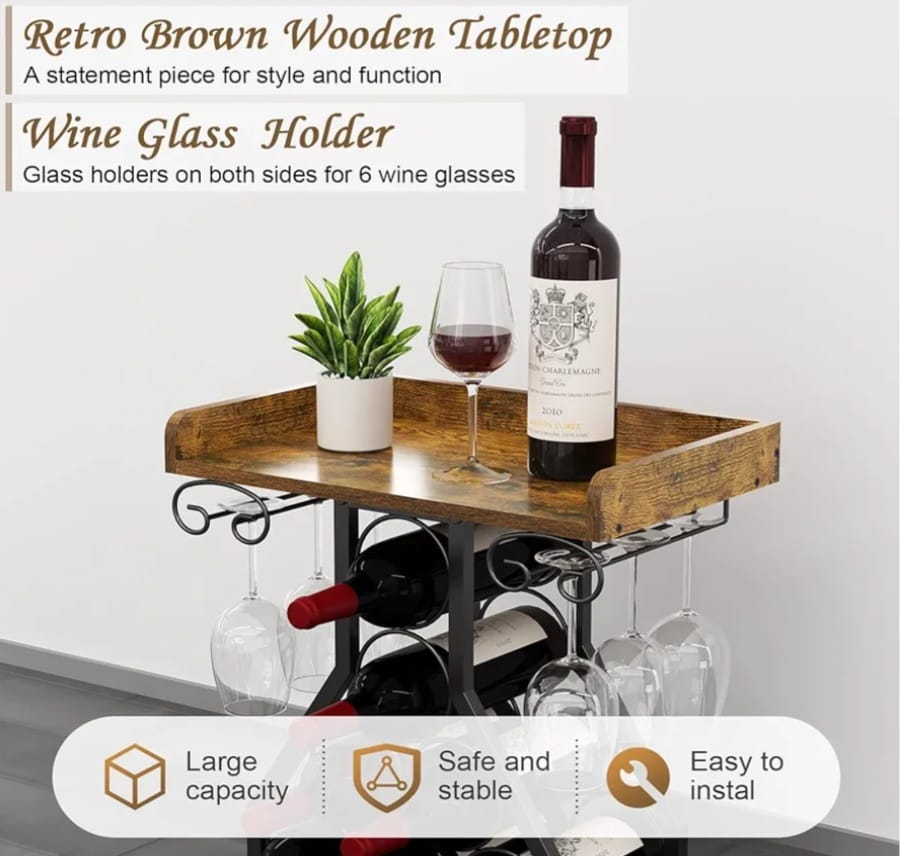 X-cosrack Wine Rack Freestanding Floor