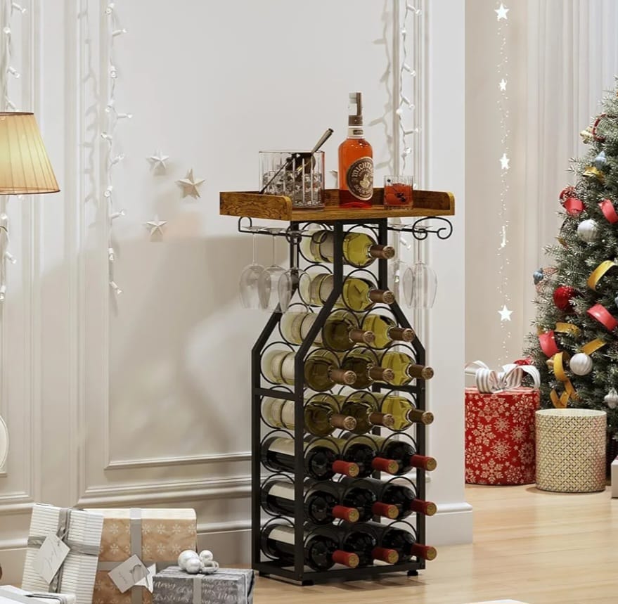 X-cosrack Wine Rack Freestanding Floor