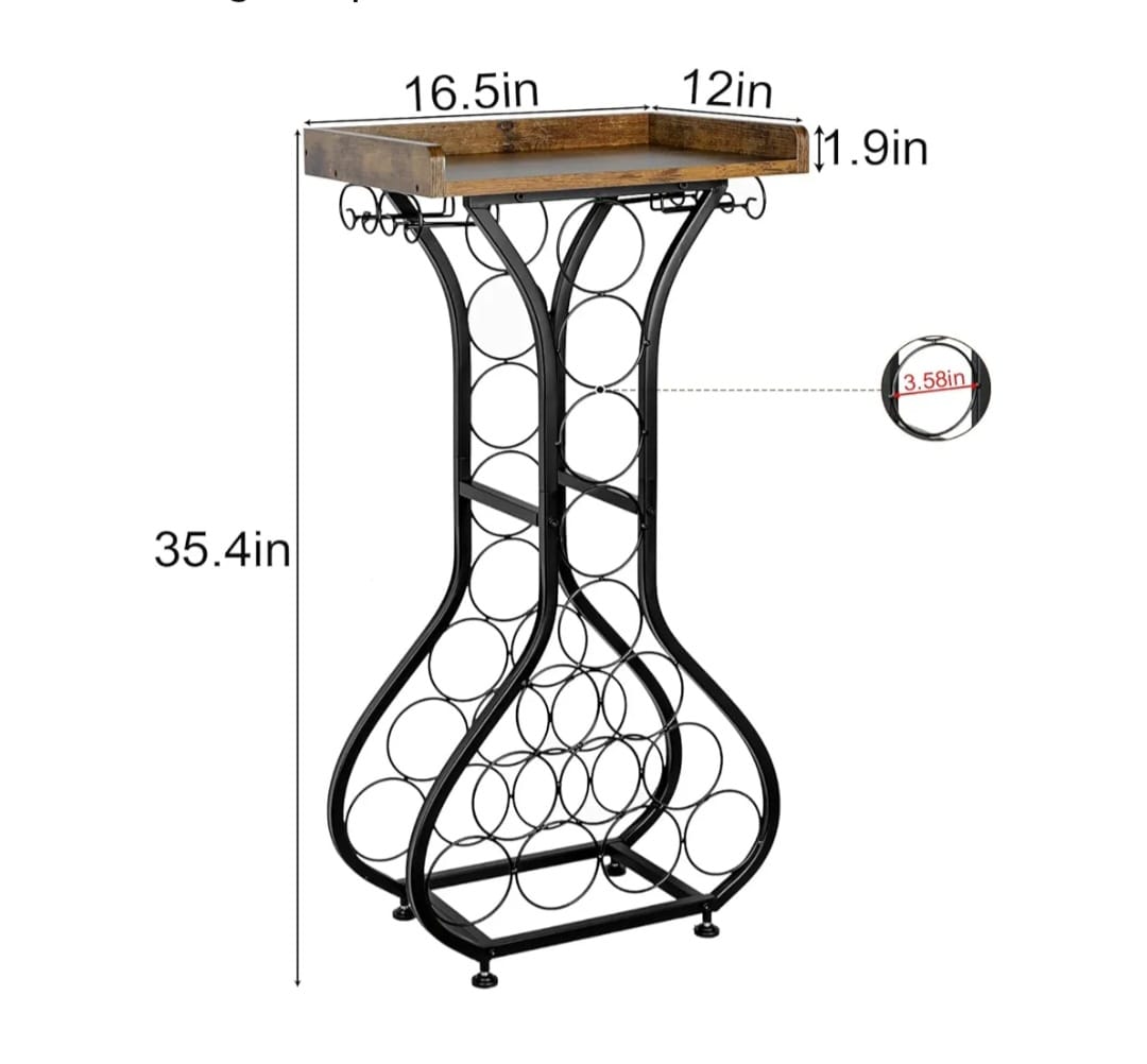 X-cosrack Wine Rack Freestanding Floor